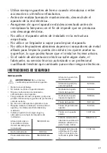 Preview for 37 page of Zanussi ZOB10401WK User Manual