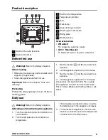 Предварительный просмотр 5 страницы Zanussi ZOB12401 User Manual