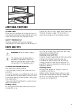 Предварительный просмотр 9 страницы Zanussi ZOB131XMU User Manual