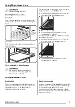 Предварительный просмотр 7 страницы Zanussi ZOB140W User Manual