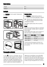 Предварительный просмотр 59 страницы Zanussi ZOB141 User Manual