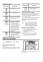 Предварительный просмотр 8 страницы Zanussi ZOB142X User Manual