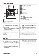 Предварительный просмотр 5 страницы Zanussi ZOB20301 User Manual