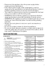 Предварительный просмотр 3 страницы Zanussi ZOB20701XA User Manual