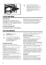 Предварительный просмотр 30 страницы Zanussi ZOB21601XK User Manual