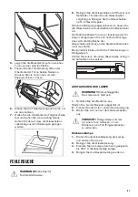 Предварительный просмотр 41 страницы Zanussi ZOB21601XK User Manual