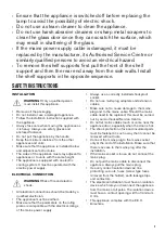 Предварительный просмотр 3 страницы Zanussi ZOB22801XU User Manual