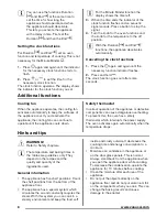 Предварительный просмотр 8 страницы Zanussi ZOB25601 User Manual