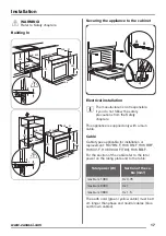 Предварительный просмотр 17 страницы Zanussi ZOB25602 User Manual