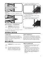 Предварительный просмотр 7 страницы Zanussi ZOB31301WK User Manual