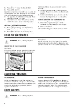 Предварительный просмотр 8 страницы Zanussi ZOB35471BK User Manual