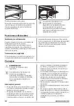 Предварительный просмотр 52 страницы Zanussi ZOB35602XK User Manual