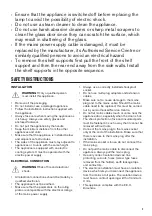 Предварительный просмотр 3 страницы Zanussi ZOB35905XU User Manual