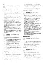 Предварительный просмотр 4 страницы Zanussi ZOB35905XU User Manual