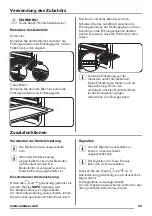 Preview for 33 page of Zanussi ZOB38903XD User Manual