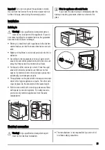 Предварительный просмотр 21 страницы Zanussi ZOB471 User Manual