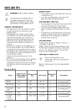 Предварительный просмотр 10 страницы Zanussi ZOB65301 User Manual