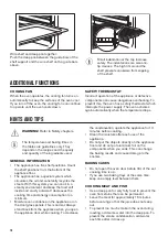 Предварительный просмотр 10 страницы Zanussi ZOB65701 User Manual