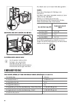 Предварительный просмотр 54 страницы Zanussi ZOB65701 User Manual