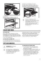 Предварительный просмотр 37 страницы Zanussi ZOB65701XU User Manual