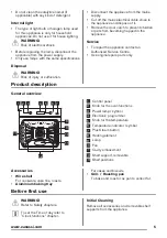 Предварительный просмотр 5 страницы Zanussi ZOB65802XX User Manual