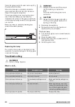 Предварительный просмотр 20 страницы Zanussi ZOB65802XX User Manual