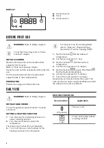 Предварительный просмотр 8 страницы Zanussi ZOB65922XU User Manual