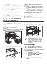 Предварительный просмотр 11 страницы Zanussi ZOB65922XU User Manual