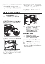 Предварительный просмотр 42 страницы Zanussi ZOB65922XU User Manual