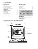 Preview for 3 page of Zanussi ZOBK 299 Instruction Booklet