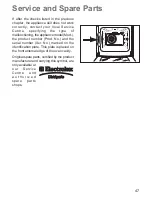 Предварительный просмотр 21 страницы Zanussi ZOBK 92 S Instruction Booklet