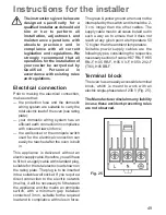 Предварительный просмотр 23 страницы Zanussi ZOBK 92 S Instruction Booklet