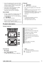 Предварительный просмотр 5 страницы Zanussi ZOD35511DX User Manual