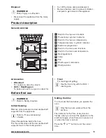 Preview for 5 page of Zanussi ZOD35511W User Manual