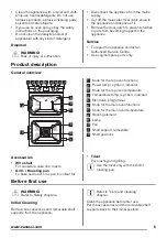 Preview for 5 page of Zanussi ZOD35511WK User Manual