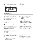 Preview for 6 page of Zanussi ZOD35661WK User Manual