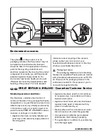 Preview for 22 page of Zanussi ZOD35702 User Manual