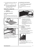 Предварительный просмотр 9 страницы Zanussi ZOD35712B User Manual