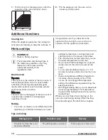 Preview for 10 page of Zanussi ZOD35712B User Manual