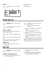 Preview for 6 page of Zanussi ZOD35802BK User Manual