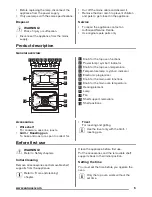 Preview for 5 page of Zanussi ZOE35511X User Manual