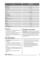 Предварительный просмотр 13 страницы Zanussi ZOF35501WK User Manual