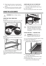 Preview for 9 page of Zanussi ZOF35611XE User Manual