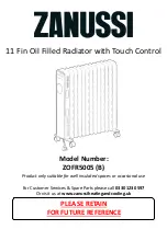 Preview for 1 page of Zanussi ZOFR5005 Manual