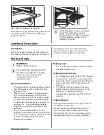 Предварительный просмотр 9 страницы Zanussi ZOG10311 User Manual