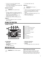 Предварительный просмотр 5 страницы Zanussi ZOG10311XK User Manual