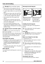 Предварительный просмотр 12 страницы Zanussi ZOG11311XK User Manual