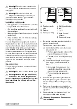 Предварительный просмотр 15 страницы Zanussi ZOG11311XK User Manual