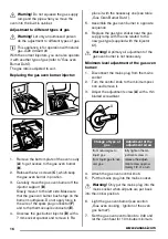 Предварительный просмотр 16 страницы Zanussi ZOG11311XK User Manual