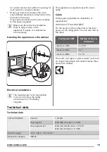 Preview for 19 page of Zanussi ZOG15311XK User Manual